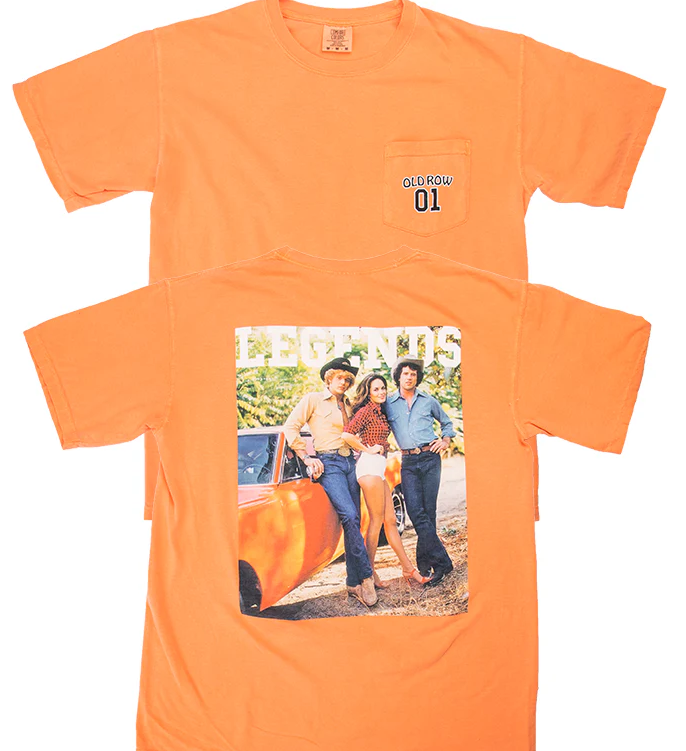 Hazzard County Pocket Tee - Orange