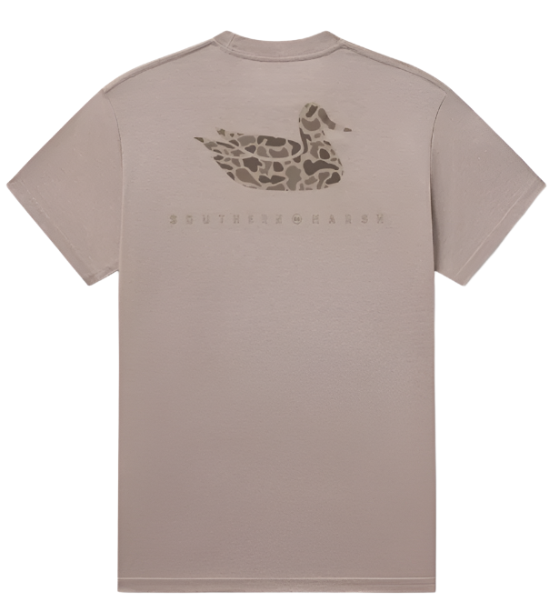 SEAWASH™ Tee - Retro Duck Originals  - Burnt Taupe