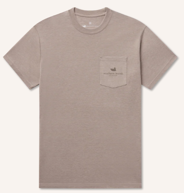 SEAWASH™ Tee - Retro Duck Originals  - Burnt Taupe