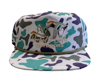 Greenwing White Old School Hat