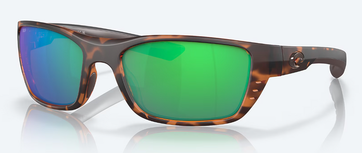 Whitetip Matte Retro Tortoise Green Mirror 580P