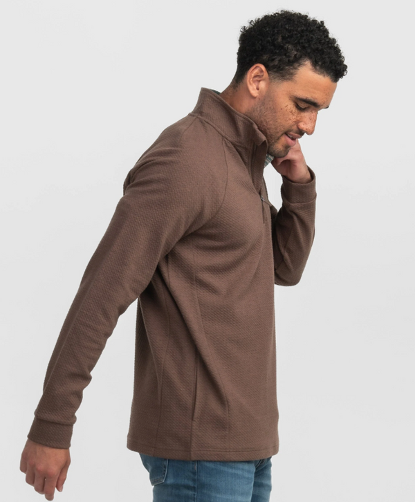 Dallas Performance Qtr Zip - Chestnut