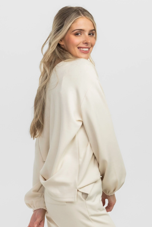 AstroKnit Bella Top - Off White