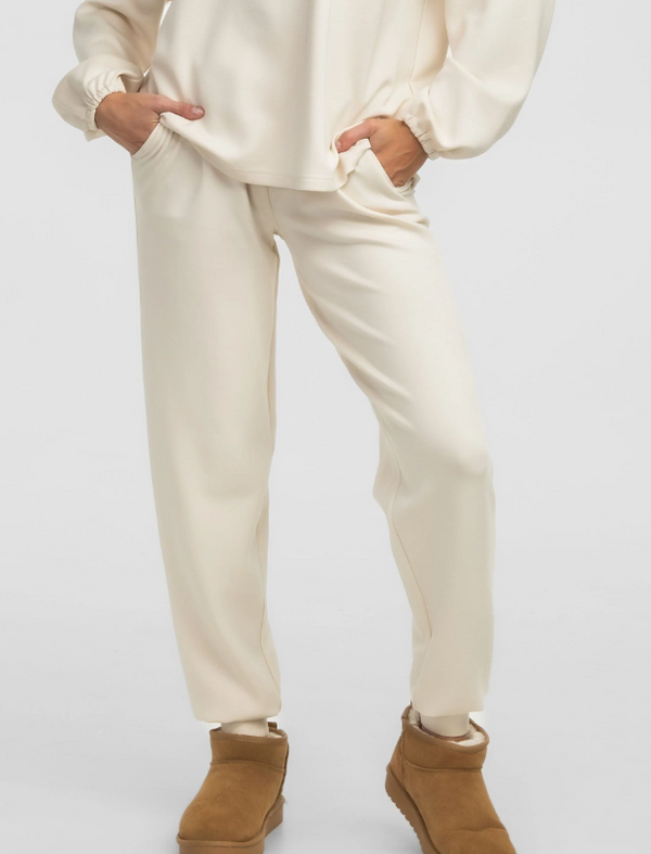 AstroKnit Bella Joggers - Off White
