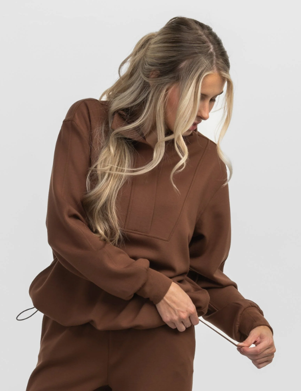 AstroKnit Performance Qtr Zip - Espresso