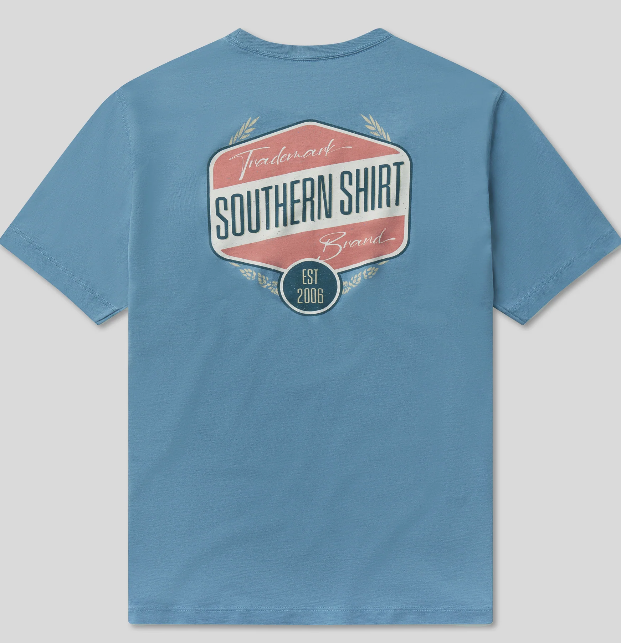 Makers Badge Tee - Nautical Blue