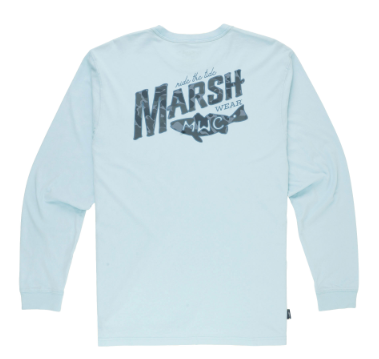 Sunrise Marsh Long Sleeve Tee  - Chambray