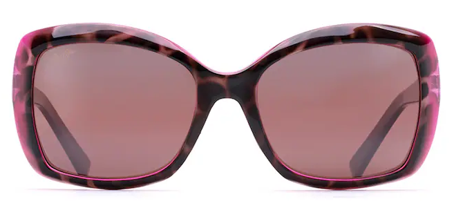 Orchid Polarized - Tortoise with Raspberry w/ Maui Rose®