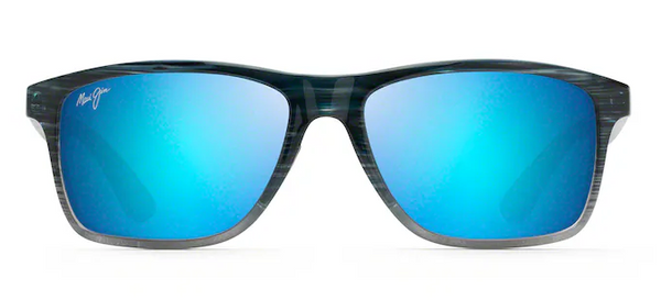 Onshore Polarized - Blue Black Stripe Fade w/ Blue Hawaii