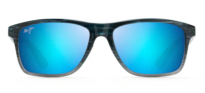 Onshore Polarized - Blue Black Stripe Fade w/ Blue Hawaii