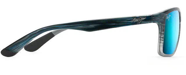 Onshore Polarized - Blue Black Stripe Fade w/ Blue Hawaii