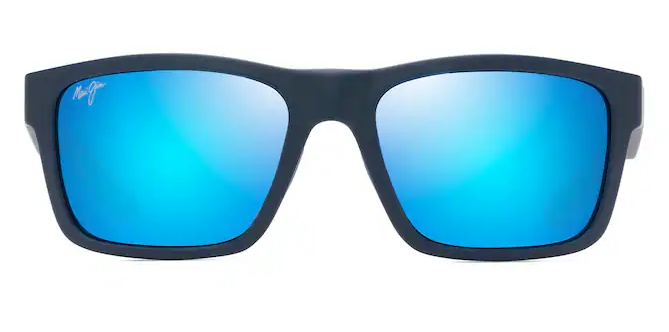 The Flats Polarized - Navy with Light Blue w/ Blue Hawaii