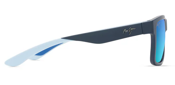 The Flats Polarized - Navy with Light Blue w/ Blue Hawaii