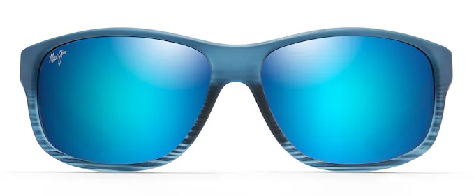Kaiwi Channel Polarized - Blue Black Stripe w/ Blue Hawaii