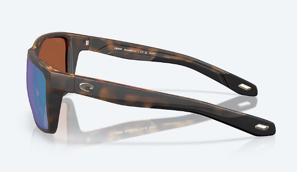 Broadbill II Matte Tortoise Green Mirror 580G