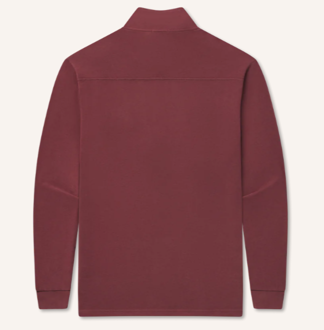 Woods Cross Brushed Pullover - Maroon
