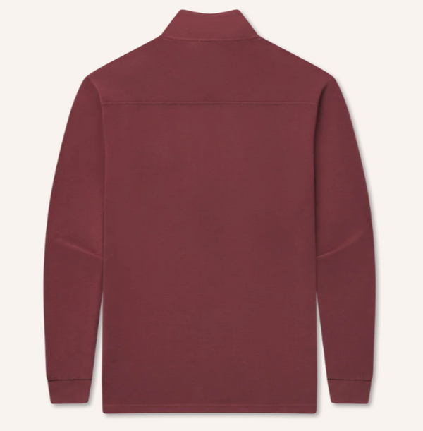 Woods Cross Brushed Pullover - Maroon