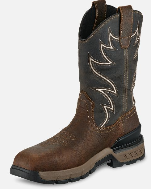 Two Harbors Square Safety Toe Western Work Boot