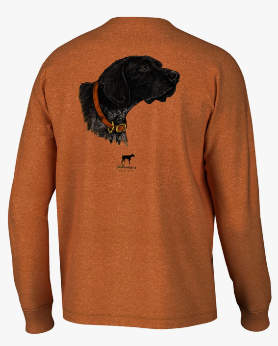Shadow Greyton LS Tee - Burnt Orange