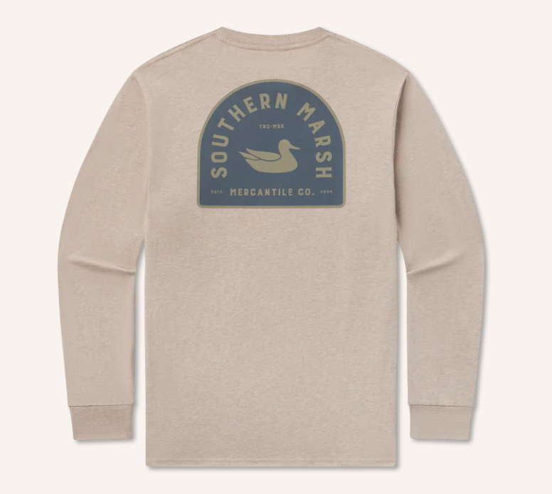 Mercantile Dome Tee - Long Sleeve Tee - Washed Burnt Taupe