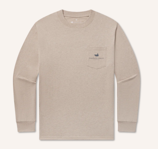 Mercantile Dome Tee - Long Sleeve Tee - Washed Burnt Taupe