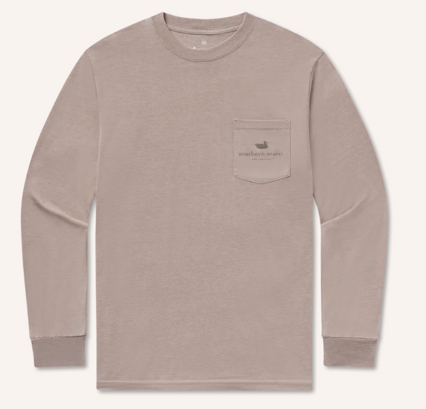 Seawash™ Tee - Retro Duck Originals - Long Sleeve - Burnt Taupe
