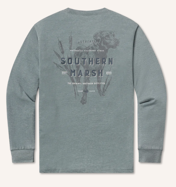 SEAWASH™ Tee - Dog - Long Sleeve - Burnt Sage