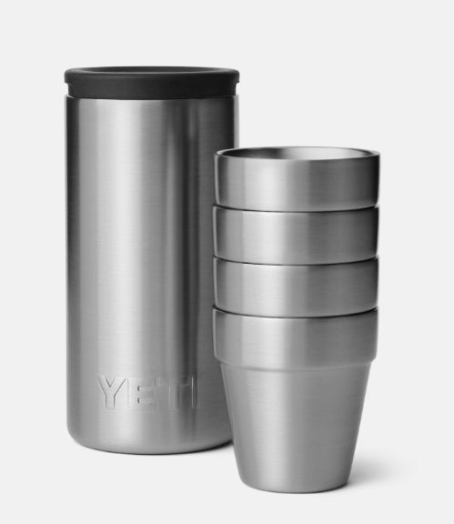 YETI® Shot Glass Set with Carrying Case - Stainless