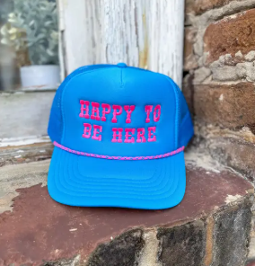 Happy To Be Here Foam Trucker - Blue