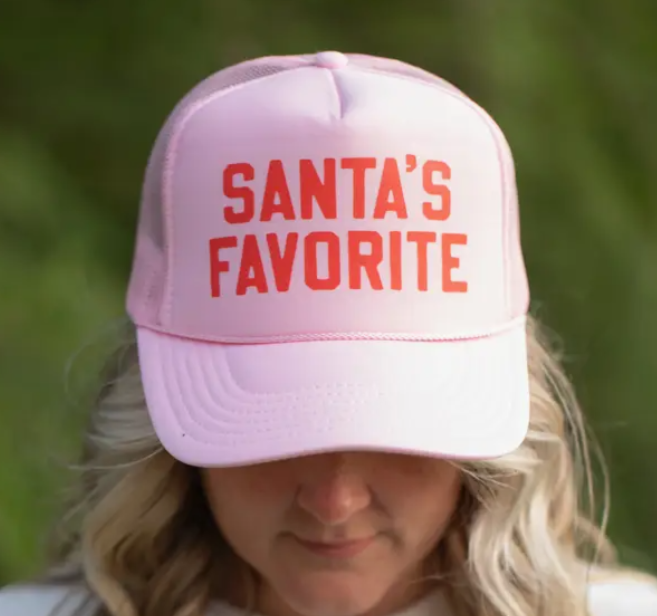 Santa's Favorite Hat- Pink