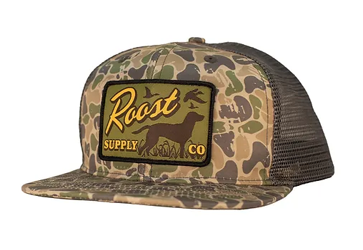 Roost Backwoods Camo Patch Hat