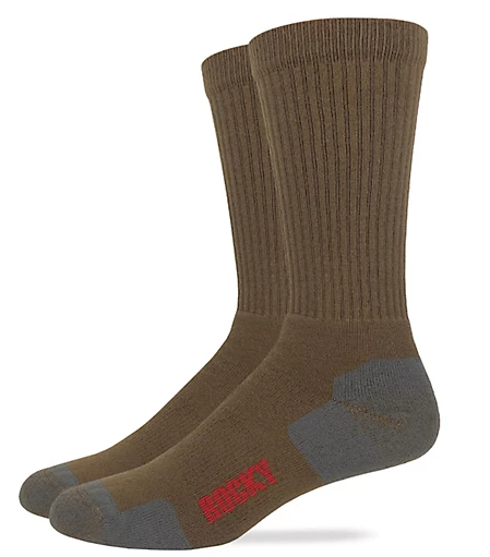 Ultra-Dri Moisture Wicking Crew Socks 2-Pack Large