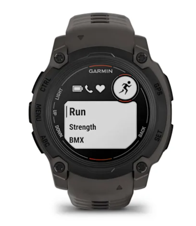 Instinct® E – 40 mm Black with Charcoal Band