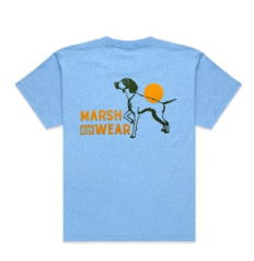 Kid's Field Tee - Light Blue Heather