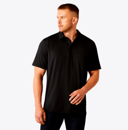 Men's 360 Airflow SS Polo - Black