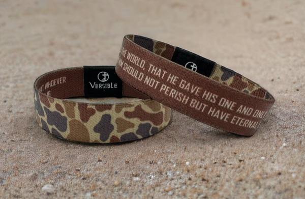 River Rock Camo Collection - Sahara - John 3:16