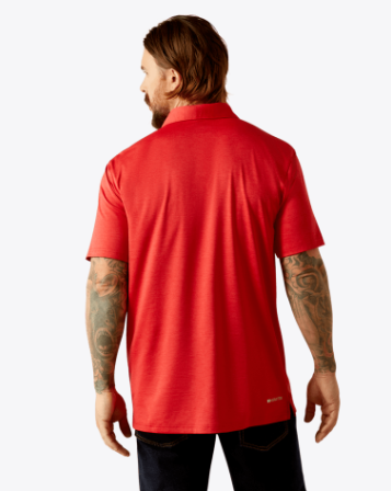 Charger 2.0 Fitted Polo - Haute Red