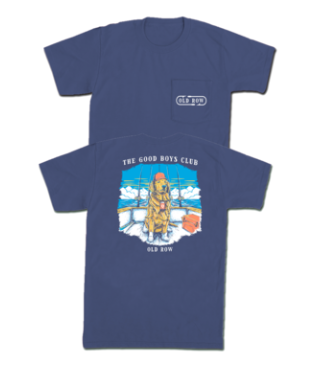 The Good Boys Club Deep Sea Pocket Tee - Navy