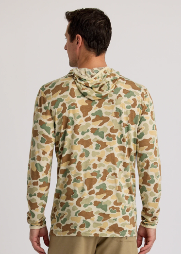 Men's Bamboo Lightweight Hoodie - Vintage Camo