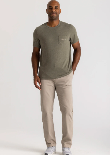 Vintage Camo Redfish Pocket Tee - Heather Fatigue