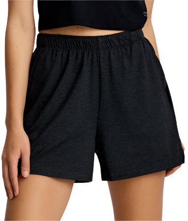 Women's Bamboo Flex Sunday Short - Heather Black