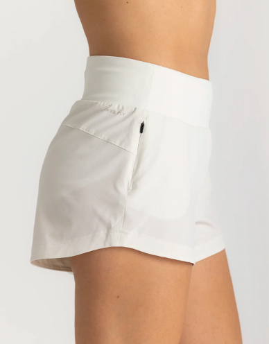 Women's Bamboo-Lined Active Breeze Short – 3" - Sea Salt