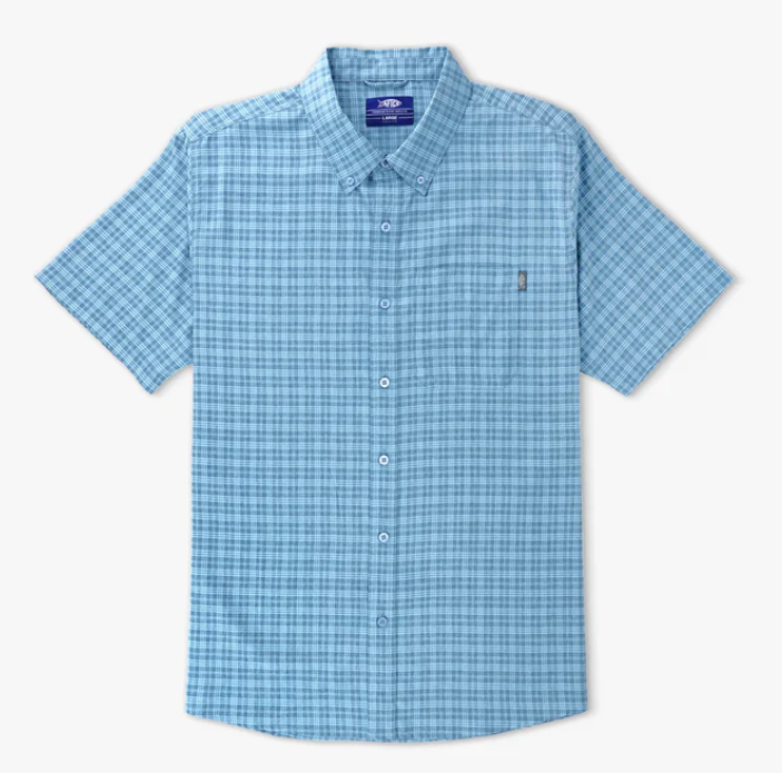 Dorsal SS Button Down Shirt - Air Force Blue