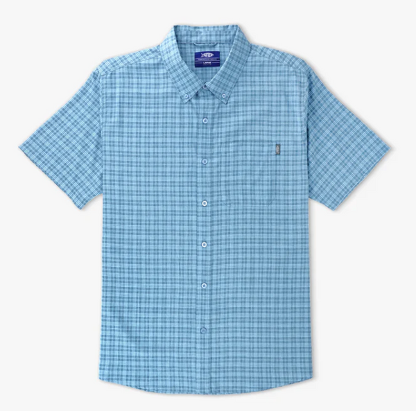 Dorsal SS Button Down Shirt - Air Force Blue