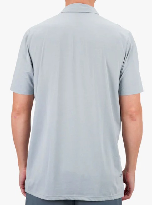Air-O Mesh Performance Polo Shirt - Harbor Gray Heather