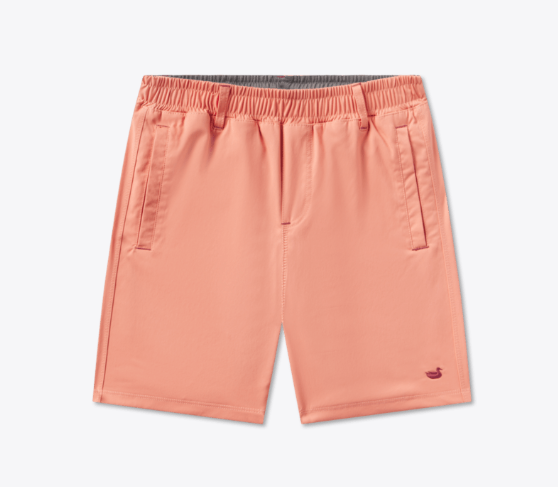 Youth Billfish Lined Performance Short - Salmon