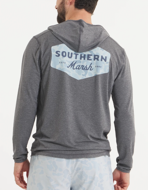 FieldTec™ Ultralight Hoodie - Retro Camo - Midnight Gray