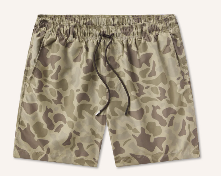 La Costa Lined Swim Trunk - Dark Brown Camo