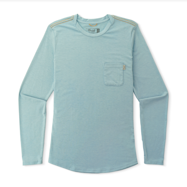 Women's Buxton LS Tee - Cloud Heather