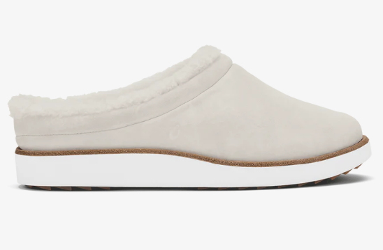 Mani Leather Mule Slippers - Puka/Golden Sand